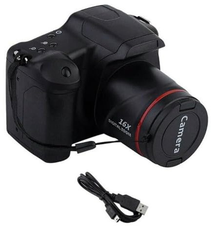 Begchy Fotocamera digitale Vlog Fotografia 16X Zoom digitale 1080P HD SLR Camera Anti-Shake Fotocamere per Live Stream