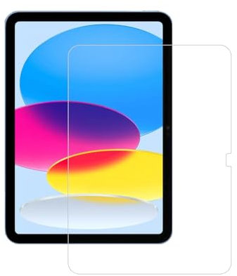 HYGMOCC Design per Apple iPad 10a generazione 10.9 pollici (2022) Pellicola salvaschermo in vetro temperato, antigraffio, senza bolle, alta definizione (1 pz)