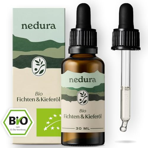 nedura® BIO Waldzauber Duftmischung [Fichte & Kiefer] - Beruhigende Waldatmosphäre - [100% NATURREIN] - Ätherische Öle für Aromatherapie und Diffuser - 30ml