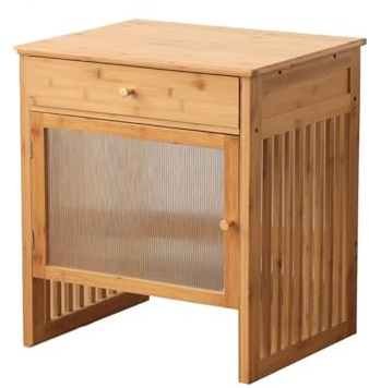 Linmeas-753 Organisateur de balayeuse, Robot de Nettoyage, étagère, Armoire, Organisateur de balayeuse, Buffet TV, Table d'appoint de canapé(Original Color,Grand)