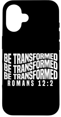 Carcasa para iPhone 16 Transformación Espiritual Inspirada en Romanos 12:2
