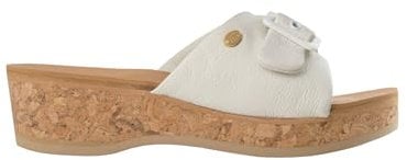 Scholl Femme WAPPY Sandale, White, 40 EU