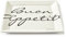Riviera Maison teller Porzellan, Speiseteller, Essteller eckig, geschirr - Buon Appetito Square Plate - Wollweiß (LxBxH) 26x26x2