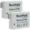 Blumax Camera Battery Pack of 2 for Canon LP-E8 Suitable for EOS 550D 600D 650D 700D / EOS Kiss X4 X5 X6i X7 / Digital Rebel T2i T3i T4i T5i