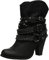 Minetom Donna Inverno Stivali Scarponi da Neve Moda Sexy Casual Elegante Rivetto Scarpe con Tacco Alti Tacchi Alti Boots Stivaletti Nero EU 36