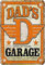 Schatzmix Blechschild Dads Garage it I can fix it it Aint Metallschild Wanddeko 20x30 tin Sign