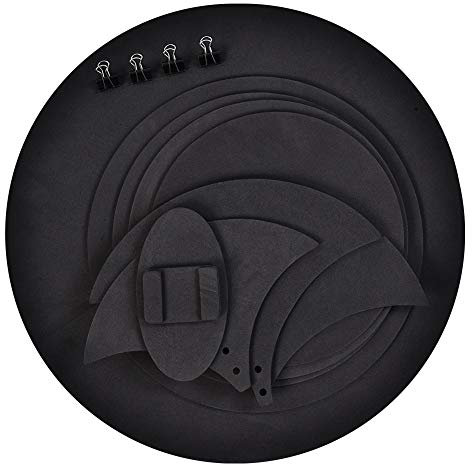 Gootop Set Schlagzeugdämpfer aus Gummi, schwarz, leise, für Handmixer