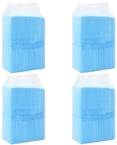 vidaXL 400x Hunde Toilettenmatte Toiletten Pads Welpentoilette Training Welpenunterlage Trainingsunterlagen für Welpen Puppy 90x60 cm Vliesstoff