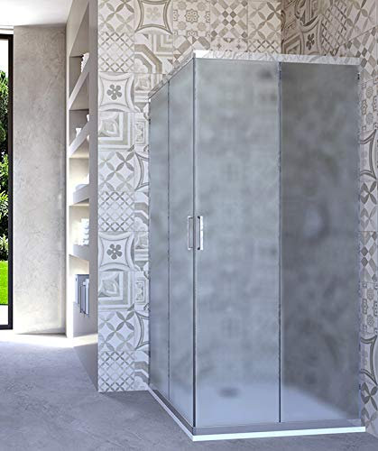 Hydra Box Doccia angolare Porta Scorrevole 60x60 cm Opaco