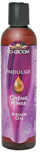 Bio-Groom - Indulge Argan Öl Conditioner - Hundespülung - Für extrem trockene oder schuppende Haut - Mit Vitamin E, Linolsäure und Omega-6-Fettsäuren - Hilft bei Entfilzung des Fells - 236 ml