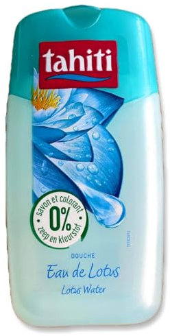 Tahiti Gel Douche Paradis 0%, Eau de Lotus, 250ml