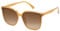 SOJOS Sonnenbrille Herren Damen Verspiegelt, Retro Vintage Groß Eckig Schwarz Coole Klassisch Rechteckig UV400 Schutz Unisex Brille SJ2157, Orange/Braun