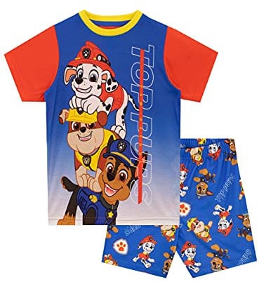 PAW PATROL Jungen Schlafanzug Rot 110