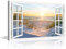 Tela 3D effetto finestra vista finestra paesaggio arte da parete natura selvaggia fotografia opere d'arte per decorazione da parete per soggiorno, stampe incorniciate pronte da appendere, 30x20 cm
