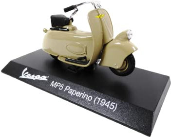 OPO 10 - Collezione Scooter in Miniatura 1/18 Compatibile con Piaggio Vespa MP5 Paperino Marrone - 1945 - Ves0022