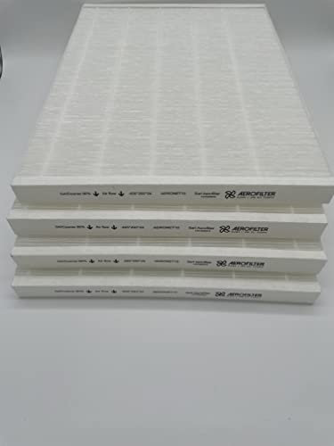 Lot de 4 Filtres G4 Aerofilter – Compatibles Chauffe-eau Thermodynamique ALDES T.Flow Hygro+ / Nano – 405x292x24 mm – Double Flux – Synthétique – Expédition France – Livraison Offerte