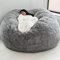 Sunydog Bean Bag Chair Cover,Startseite Schwamm Bett Sitzsack Stuhlbezug Schonbezug Doppelschlafzimmer Balkon Große Couch Runder weicher flauschiger Bezug Keine Füllungen Nur Bezug