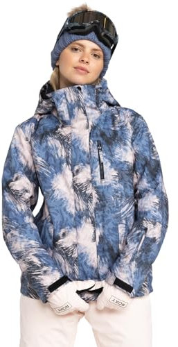 Roxy Women's Jetty JK Jacket, WILD Wind DARKNIGHT, L