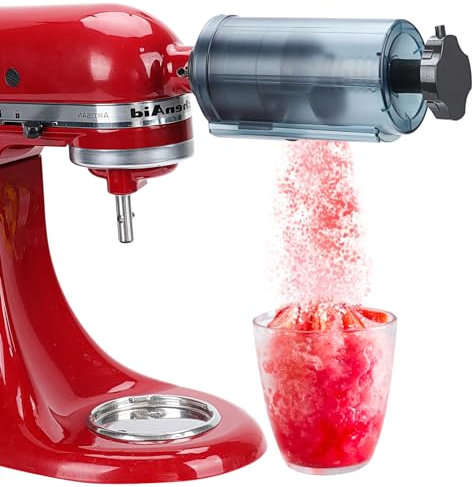 Shave Ice Attachment for KitchenAid Stand Mixers with 8 Ice mold, Ice Shaver Attachment, Snow Cone Attachment/Maker (Machine/Mixer Not Included)