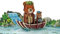 CUTPOPUP Bärenfischen - Karte Vatertag, Geburtstagskarten für Männer, Geburtstagskarte Mann, Geburtstags-Pop-Up-Karte, 3D-Grußkarte (Bear Fishing) US8-SD192DE