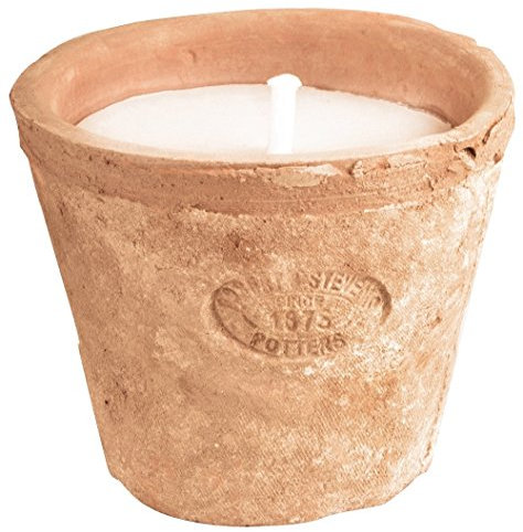 degawo Pot à bougie en terre cuite - Décoration parfaite pour votre table de jardin