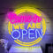 PILOYINDE Come In We Are Open Neon Schild Open Neonlicht Schriftzug Für Shop Wanddekoration Bunte Open LED Neon Schild Open USB Neonlichter Geeignet Für Ladendekoration Bardekoration Café Dekoration