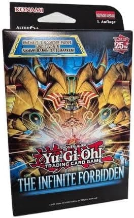 YuGiOh! The Infinite Forbidden Tuckbox mit 3 Booster Packs - DEUTSCH - 1.Auflage NEU & OVP! YGO + BB-Toy-Trades Toploader