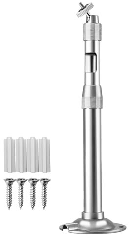 Security Camera Holder - Swivel Mount Base, Wall Ceiling Clamp | Adjustable Steel Mounting Extension Security SURVEILLANCEs, Universall Cameras Support Arm for Indoor Outdoor Dormitory Home Setup