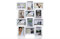 Arpan Multi Apperture Picture/Photo Frame, Holds 12 x 6''X4'' Photos - (White)