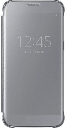 Samsung Clear View Cover Hülle EF-ZG930 für Galaxy S7, silber