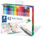 STAEDTLER triplus 334 C42 Fineliner, dreikant, Set mit 42 brillanten Farben, Promotion 32 + 10 gratis, hohe Qualität Made in Germany, superfeine, metallgefasste Spitze, Linienbreite ca. 0.3 mm