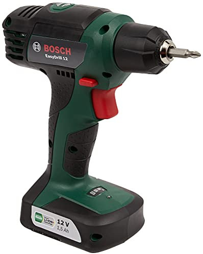 Bosch Akku-Bohrschrauber EasyDrill 12 mit integriertem 12V Lithium-Ionen-Akku und Karton