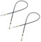AB Tools 2 x Kabel Bremse von Anhänger mit Langer Lebensdauer der Systeme der Ifor Williams Knott, Blattscheide außen 830mm