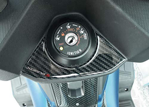 labelbike - 3D Harz-Aufkleber zur Dekoration und zum Schutz des Zündschlüsselbereichs von Motorrädern kompatibel mit KYMCO XCITING S 400 2018-2021