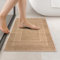 HomeLife Badezimmerteppich Beige, 60X180 - Badematte saugstark - Maschinenwaschbarer Badteppich - Badvorleger & Duschvorleger mit italienischem Flair - Teppich für EIN schönes Badezimmer - Badematte