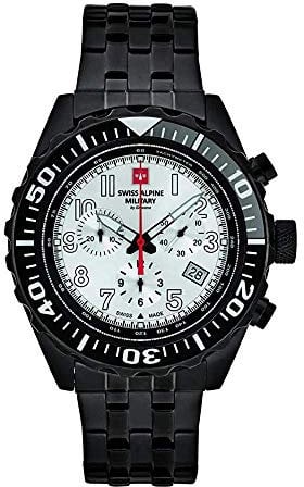 Swiss Alpine Military Herren Uhr Chrono 7076.9172SAM Edelstahl