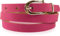 fashionchimp Basic Damengürtel aus 100% echtem Leder, schmaler Gürtel, Breite ca. 1,5cm, Made In Germany (Cyclam-Pink, 110/BW95)