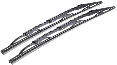 Mossa Vordere Scheibenwischer kompatibel mit Renault Master III (02.2010- ) - Wischerblätter Standard 2. Wischerblätter - Set für Frontscheibe (Fahrer- + Beifahrerseite) (650 mm / 650 mm)