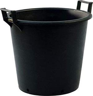 Easy Shopping 50 Litre Heavy Duty Large Plastic Plant Pots with Handles Outdoor Garden Tree Planters Containers (3)
