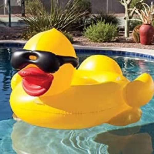 Float Joy Ente Aufblasbare Groß Luftmatratze Pool Erwachsene Pool Spielzeug Schwimmtier für den Pool