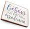 Kühlschrankmagnet mit Spruch - D - Handmade aus Buchenholz - Magnet für Kühlschrank Süß Witzig Lustig - Küchen Kühlschrank Deko 6.5cm x 5cm - Geschenk-Idee (Das Leben ist zu kurz für irgendwann)