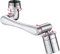 Aerateur pour Robinet 2 en 1 Filtre Anti-éclaboussures Universel, Robinet Rotatif à 1440° Salle de Bain, 2 Modes Réglable Rotation Robinet de Cuisine, Adaptateur de Bec de Robinet Economiseur D'eau