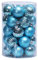 Uposao 34 Stück Kunststoff Weihnachtskugeln,Christbaumkugeln Set Weihnachtskugeln Weihnachtsbaumschmuck Baumkugeln Weihnachtsbaum Deko Aufhänger Ornamente für Weihnachtsfeier ∅40mm, Hellblau