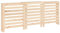 vidaXL Solid Wood Pine Radiator Cover Wooden Heating Cover Radiator Cabinet Heater Shelf Home Office Vertical Slatted Vent Shelving