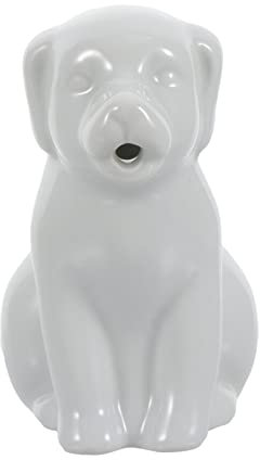 BESTonZON Keramik-Sauciere Sahnekännchen Porzellansoße Hundeform Sahne Zuckergeschirr Saucen Dipschalen Sirupglas Servierkrug Soßenausgießer Würzbehälter Weiß 40Ml