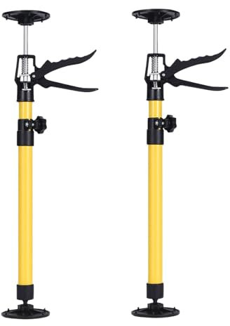 Kongou Gato de instalación de gabinete, paquete de 1/2, herramienta de elevación manual de ahorro de mano de obra, herramienta de tercera mano, elevador de brazo de palanca para instalar armarios,