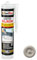 Isolbau Mastic en silicone sanitaire - 300 ml - Gris sable - Mastic en silicone hautement élastique pour joints et joints - Résistant à la moisissure et imperméable - Cartouche