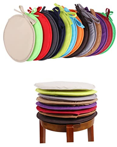 FUNOMOCYA Auto 1stk Rundes Bürokissen Sitzkissen Für Gartenstühle Rundwurf Bankstuhl Schaumstoffkissen Stuhlkissen Esszimmerstuhl Autositzpolster Sofa Kleinkind Schaukelstuhl Automobil