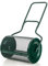 GOPLUS Épandeur de Compost d68cm pour Pelouses et Jardin, Capacité 75L, Épandeur en Treillis Métallique avec Double Loquets Latéraux, Épandeur de Fumier, de Terreau et de Paillis Roulant (Vert)