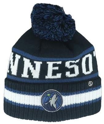 ZHATS Unisex-Erwachsene NBA Officially Licensed Pom Freestyle Beanie-Mütze